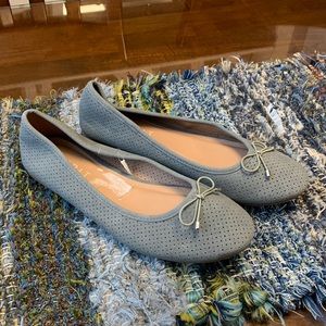 Grey Ballet Flats